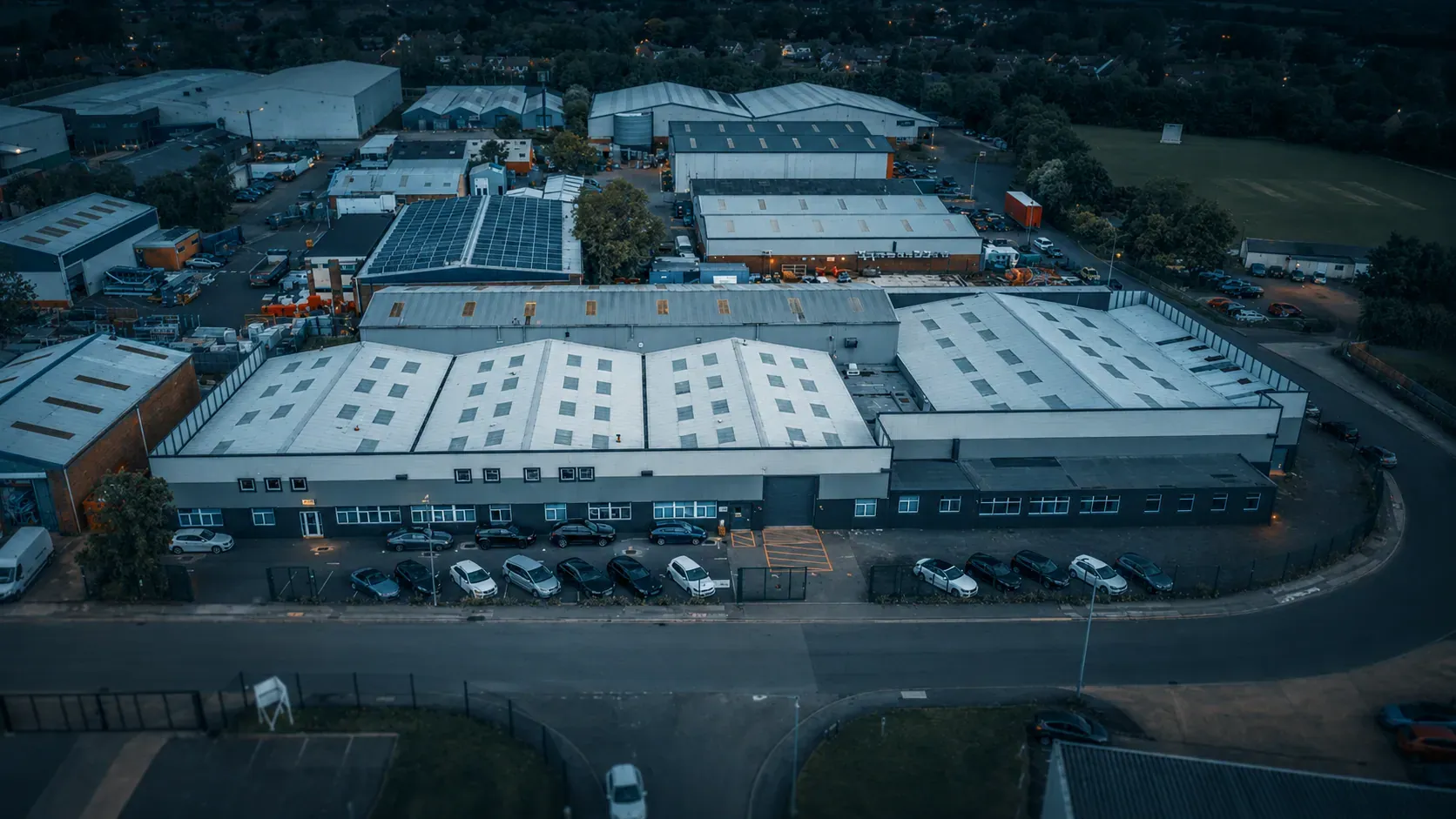 Wide view of GTI's automated high-voltage battery disassembly line