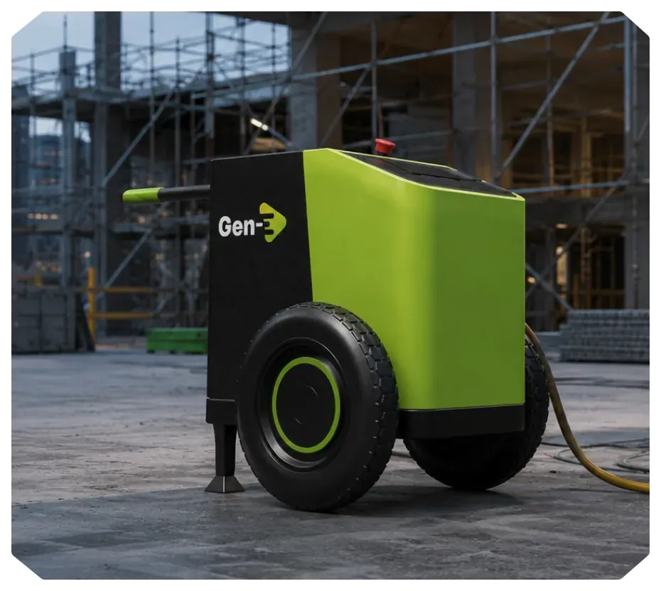 Gen-E mobile clean power generator