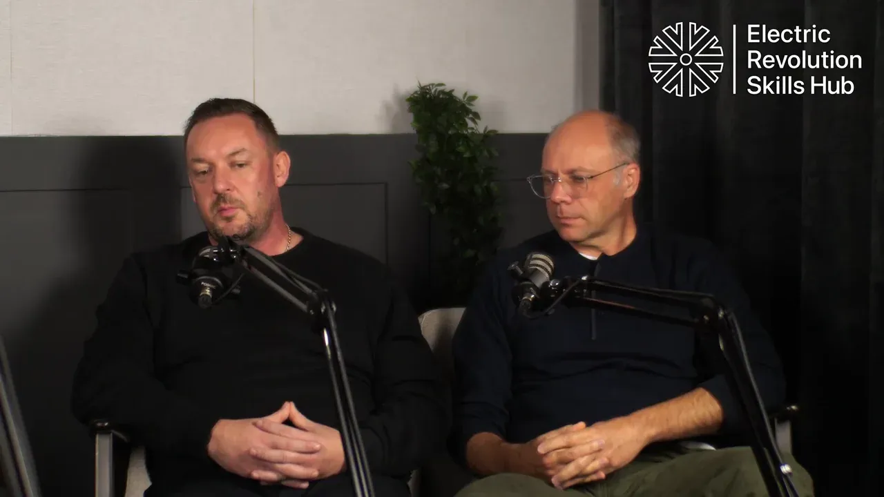 Tony Booth on the Electric Revolution Skills Hub podcast