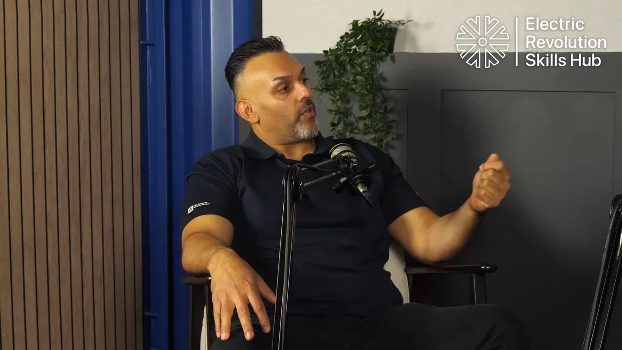 Podcast host Deepak Farmah on the Electric Revolution Skills Hub